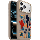 iPhone 17 Pro Max Case Symmetry Series Cactus Leather Embroidery