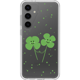 Galaxy S24+ Case Symmetry Series Clear Clovers
