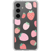 Galaxy S24 Case Symmetry Series Clear Strawberry