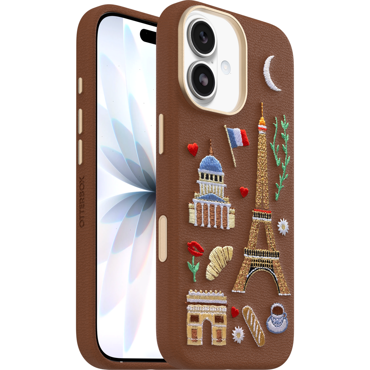 iPhone 17 Case Symmetry Series Cactus Leather Embroidery