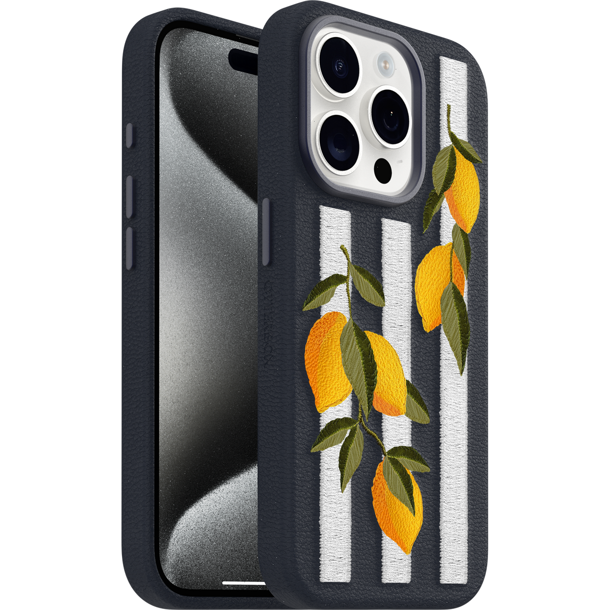 iPhone 15 Pro Case Symmetry Series Cactus Leather Embroidery