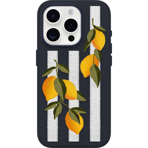 iPhone 15 Pro Case Symmetry Series Cactus Leather Embroidery