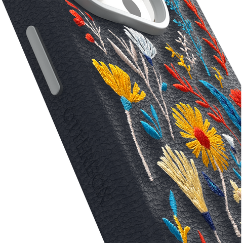 iPhone 15 Pro Case Symmetry Series Cactus Leather Embroidery