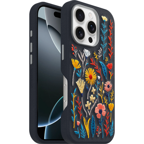 iPhone 16 Pro Case Symmetry Series Cactus Leather Embroidery