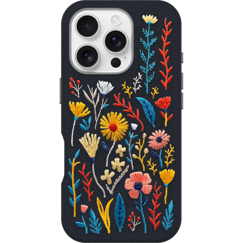 iPhone 16 Pro Case Symmetry Series Cactus Leather Embroidery