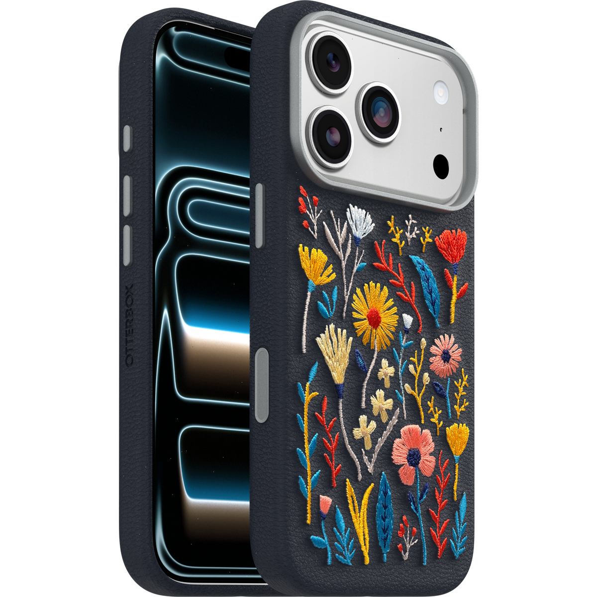 iPhone 17 Pro Case Symmetry Series Cactus Leather Embroidery