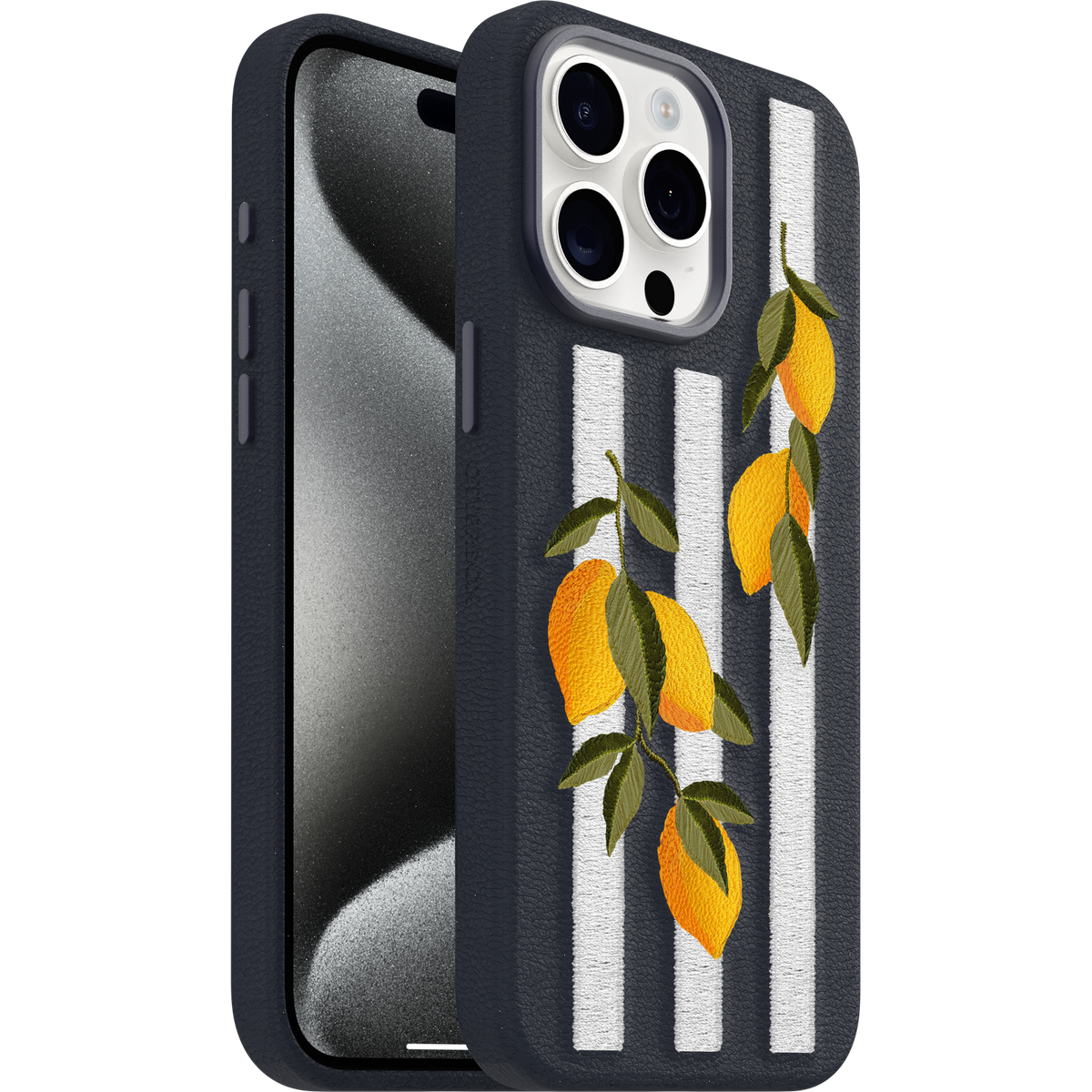 iPhone 15 Pro Max Case Symmetry Series Cactus Leather Embroidery