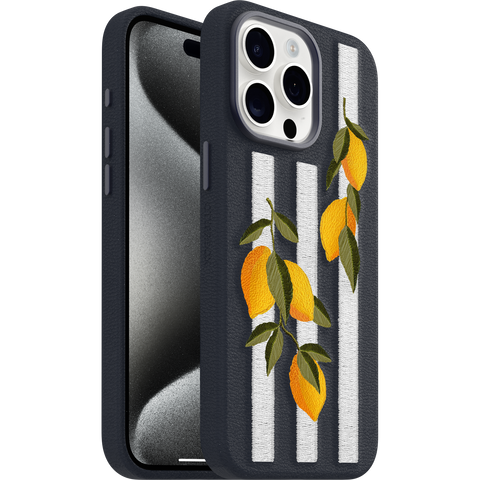 iPhone 15 Pro Max Case Symmetry Series Cactus Leather Embroidery