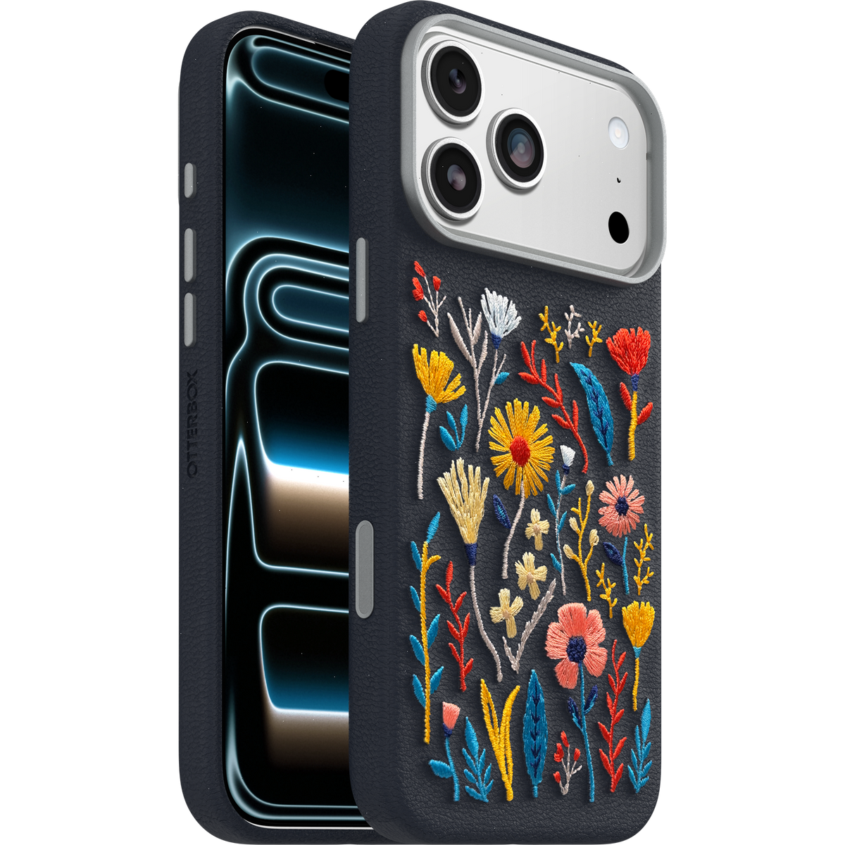 iPhone 17 Pro Max Case Symmetry Series Cactus Leather Embroidery