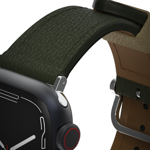 Apple Watch 44/45/46mm Band Symmetry Series Cactus Leather