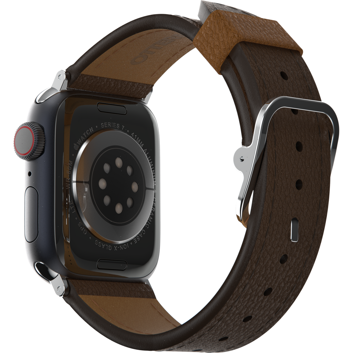 Apple Watch 44/45/46mm Band Symmetry Series Cactus Leather