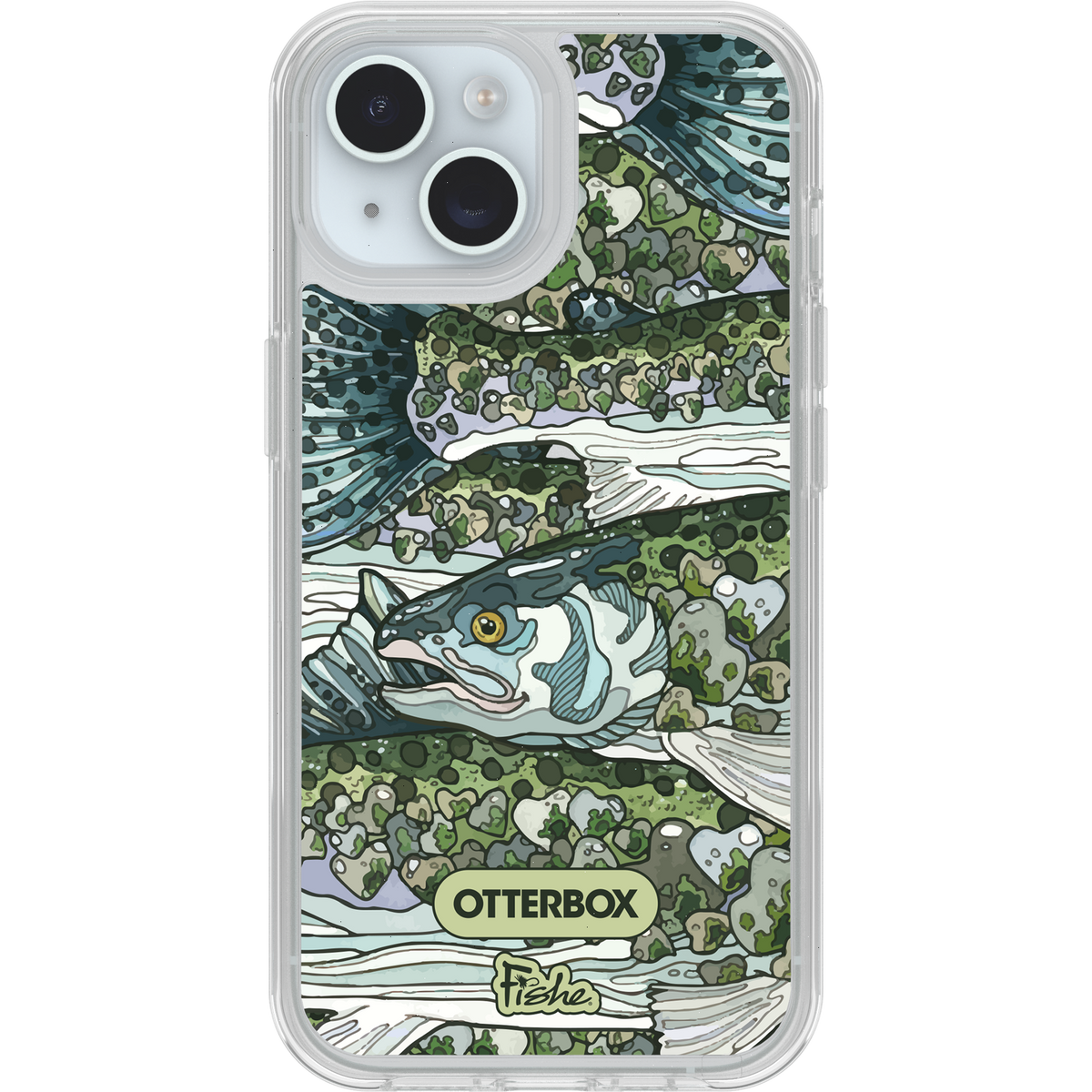 iPhone 16e, iPhone 15, iPhone 14 and iPhone 13 Case Symmetry Series Clear for MagSafe x Fishe