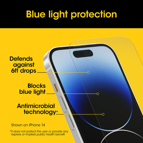 iPhone 15 Plus Screen Protector Premium Pro Glass Blue Light
