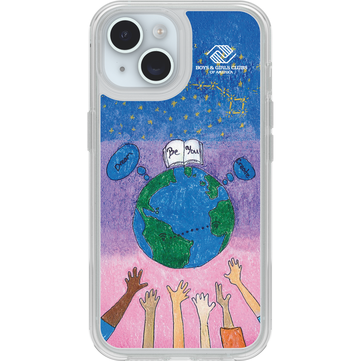 iPhone 16e, iPhone 15, iPhone 14, and iPhone 13 Case Symmetry Series Clear for MagSafe Boys & Girls Clubs of America