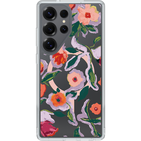 Galaxy S25 Ultra Case Symmetry Series Clear with Magnets Confetti of Blossoms