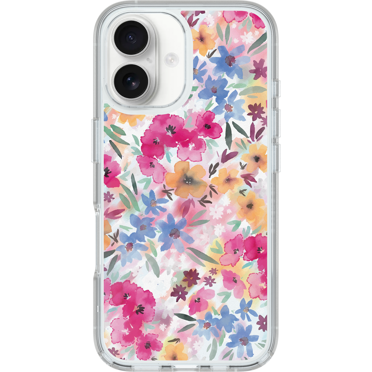 iPhone 16 Case Symmetry Series Clear for MagSafe Confetti of Blossoms