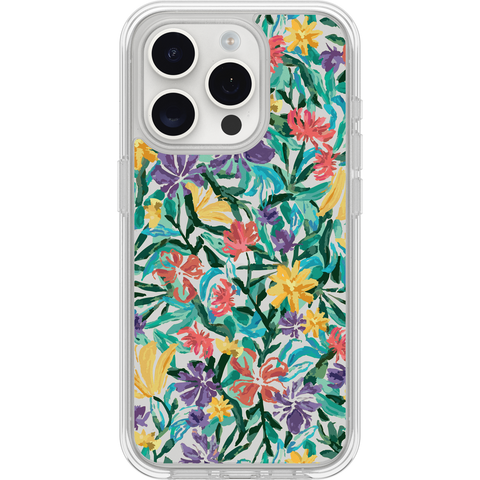 iPhone 15 Pro Case Symmetry Series Clear for MagSafe Confetti of Blossoms