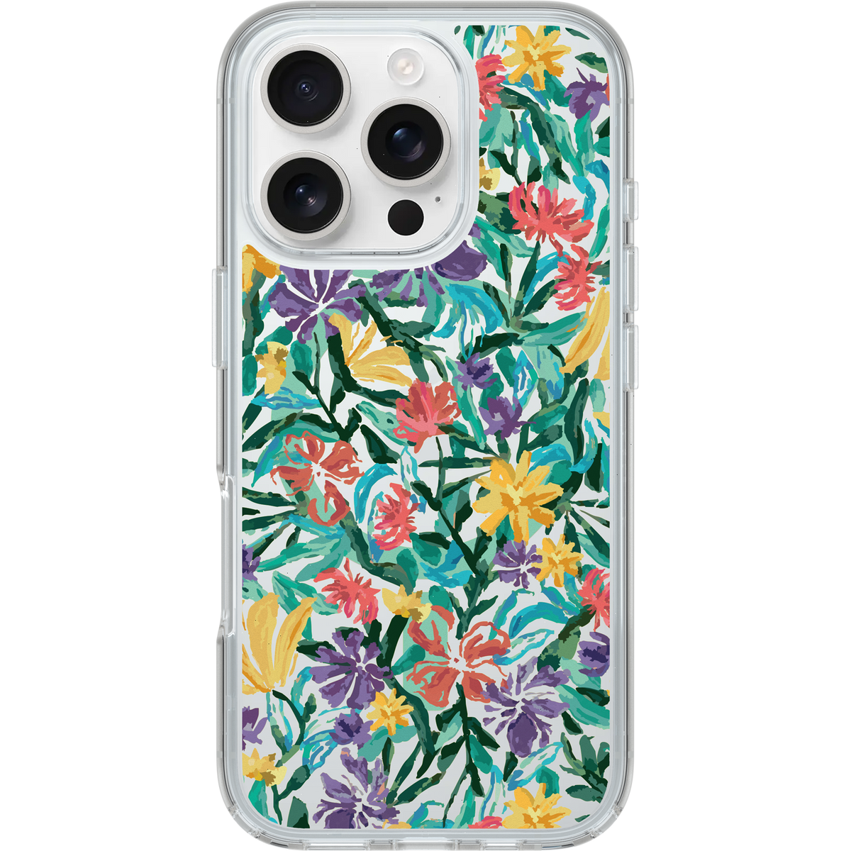 iPhone 16 Pro Case Symmetry Series Clear for MagSafe Confetti of Blossoms