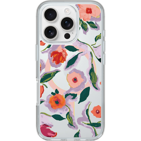 iPhone 16 Pro Case Symmetry Series Clear for MagSafe Confetti of Blossoms