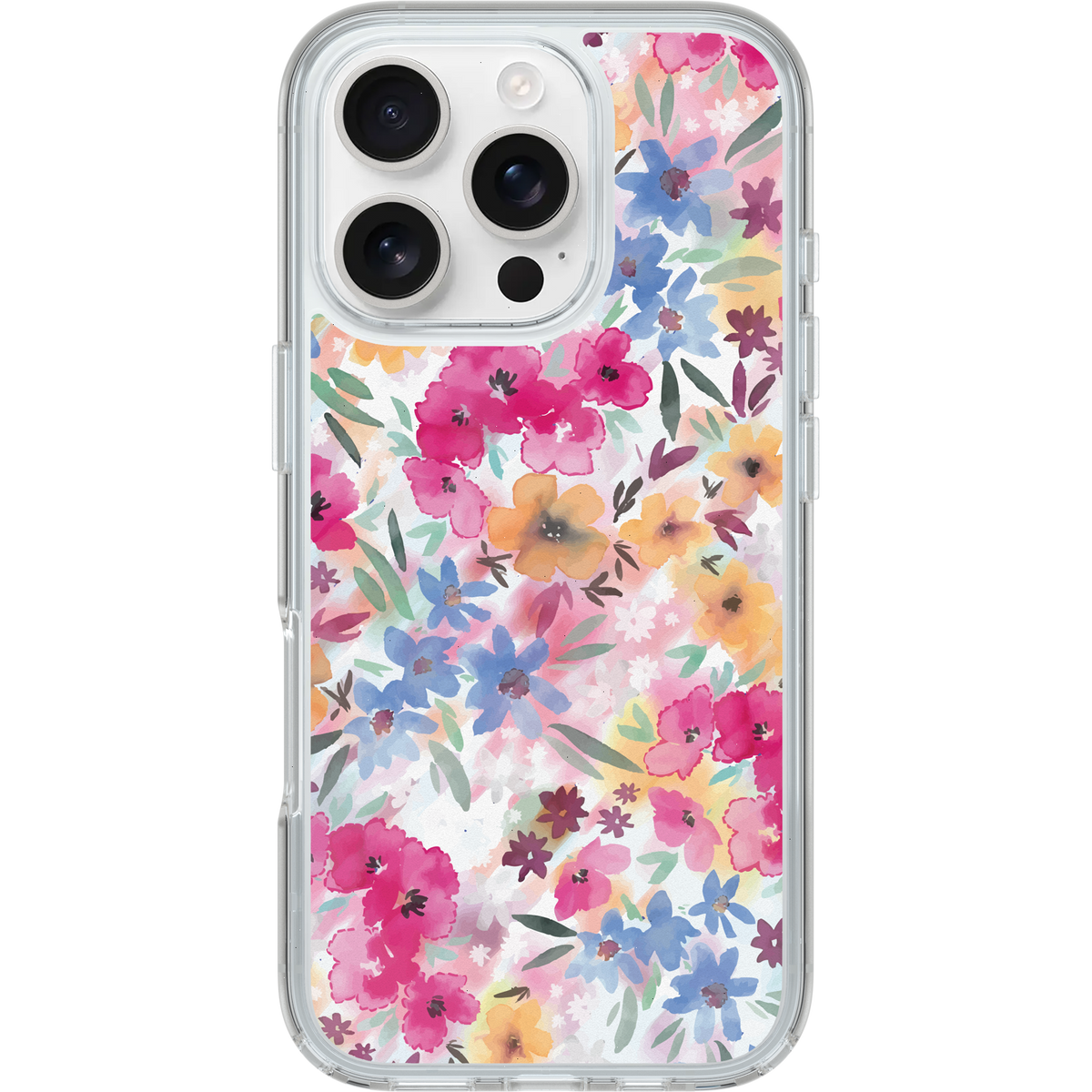 iPhone 16 Pro Case Symmetry Series Clear for MagSafe Confetti of Blossoms
