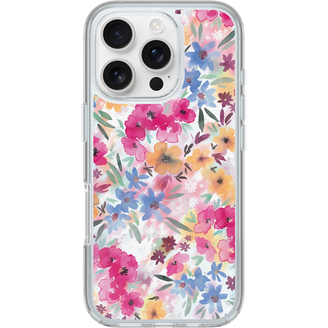 iPhone 16 Pro Case Symmetry Series Clear for MagSafe Confetti of Blossoms