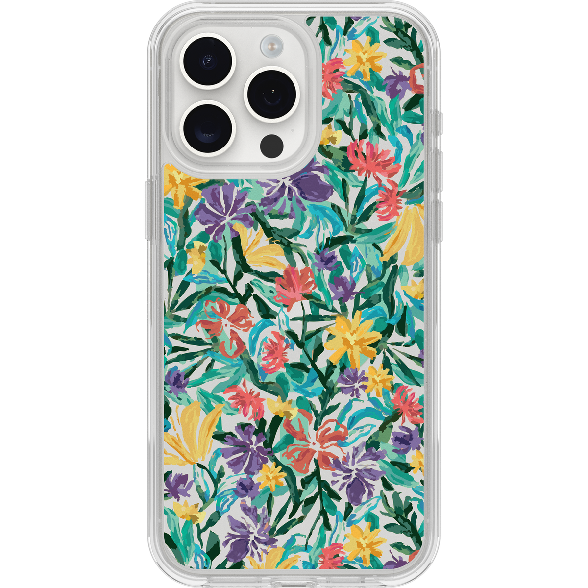 iPhone 15 Pro Max Case Symmetry Series Clear for MagSafe Confetti of Blossoms
