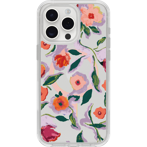 iPhone 15 Pro Max Case Symmetry Series Clear for MagSafe Confetti of Blossoms
