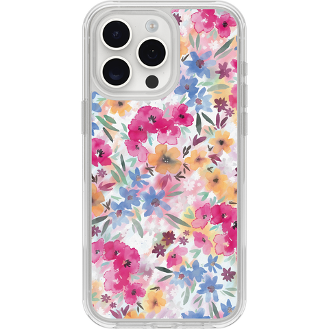 iPhone 15 Pro Max Case Symmetry Series Clear for MagSafe Confetti of Blossoms