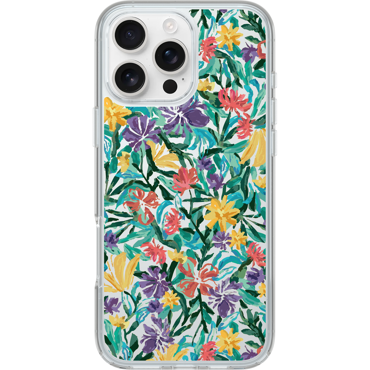 iPhone 16 Pro Max Case Symmetry Series Clear for MagSafe Confetti of Blossoms