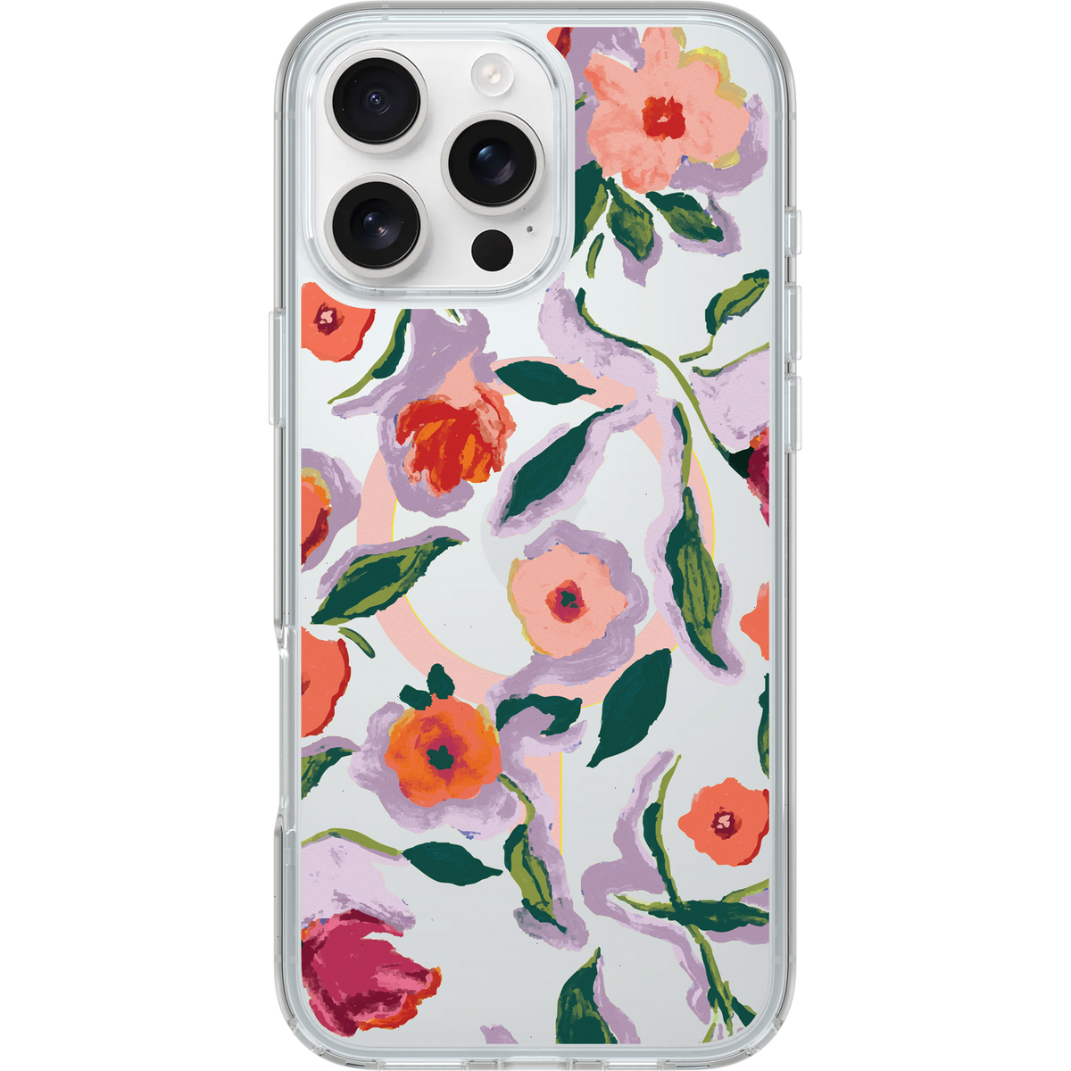 iPhone 16 Pro Max Case Symmetry Series Clear for MagSafe Confetti of Blossoms