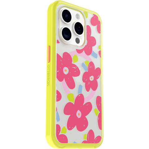 iPhone 15 Pro Case Symmetry Series Clear for MagSafe Fluttering Flora
