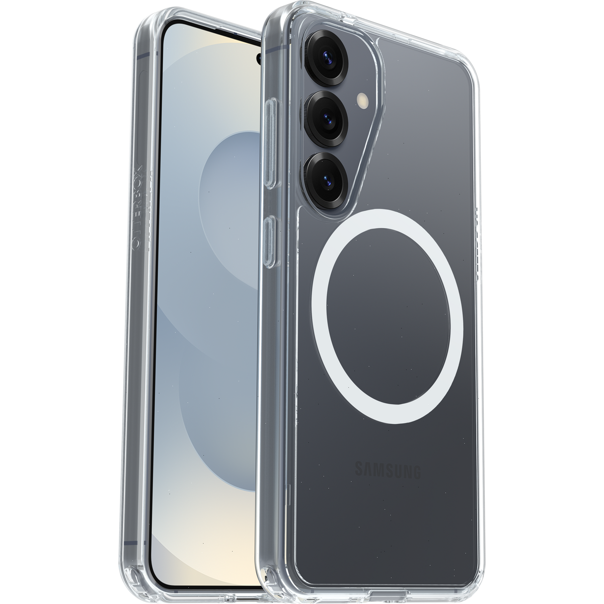 Galaxy S25 Case Symmetry Series Clear with Magnets