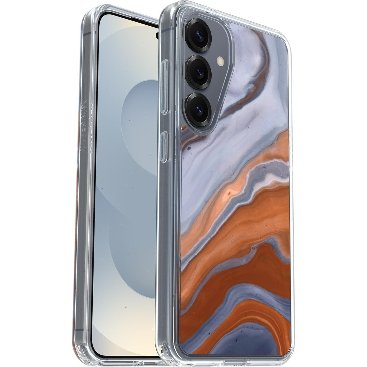 Galaxy S25 Case Symmetry Series Clear with Magnets