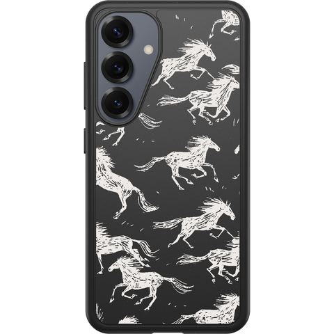 Galaxy S25 Case Symmetry Series with Magnets Western Noir Collection