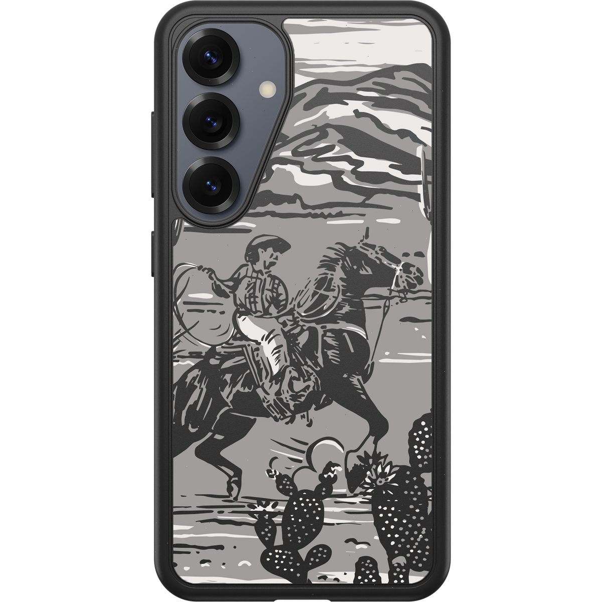 Galaxy S25 Case Symmetry Series with Magnets Western Noir Collection