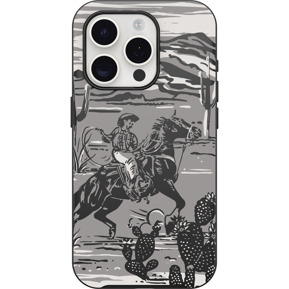 iPhone 15 Pro Case Symmetry Series for MagSafe Western Noir Collection