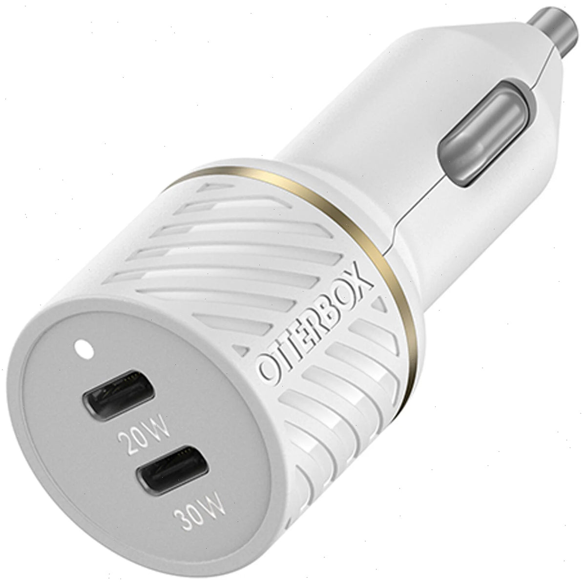 USB-C to USB-C Dual Port Car Charger, 50W Combined Fast Charge
