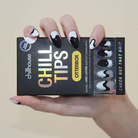 OtterBox x Chillhouse Black and White Nail Set Check Out That Drip