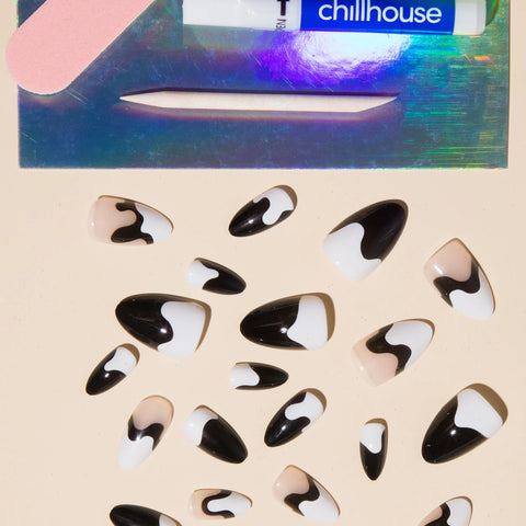 OtterBox x Chillhouse Black and White Nail Set Check Out That Drip